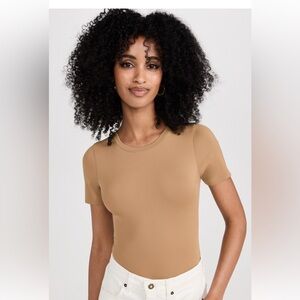 Good American Scuba Tee Thong Body Suit Size 3 (Lg)